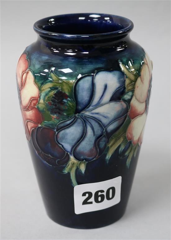 A Moorcroft anemone small vase